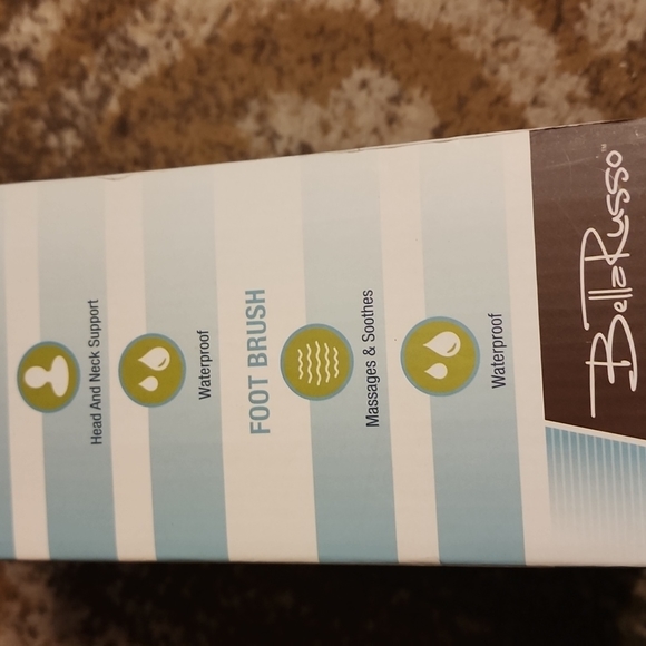 Bella Russo Bath Cooling Gel Bath Pillow And Footbrush Poshmark